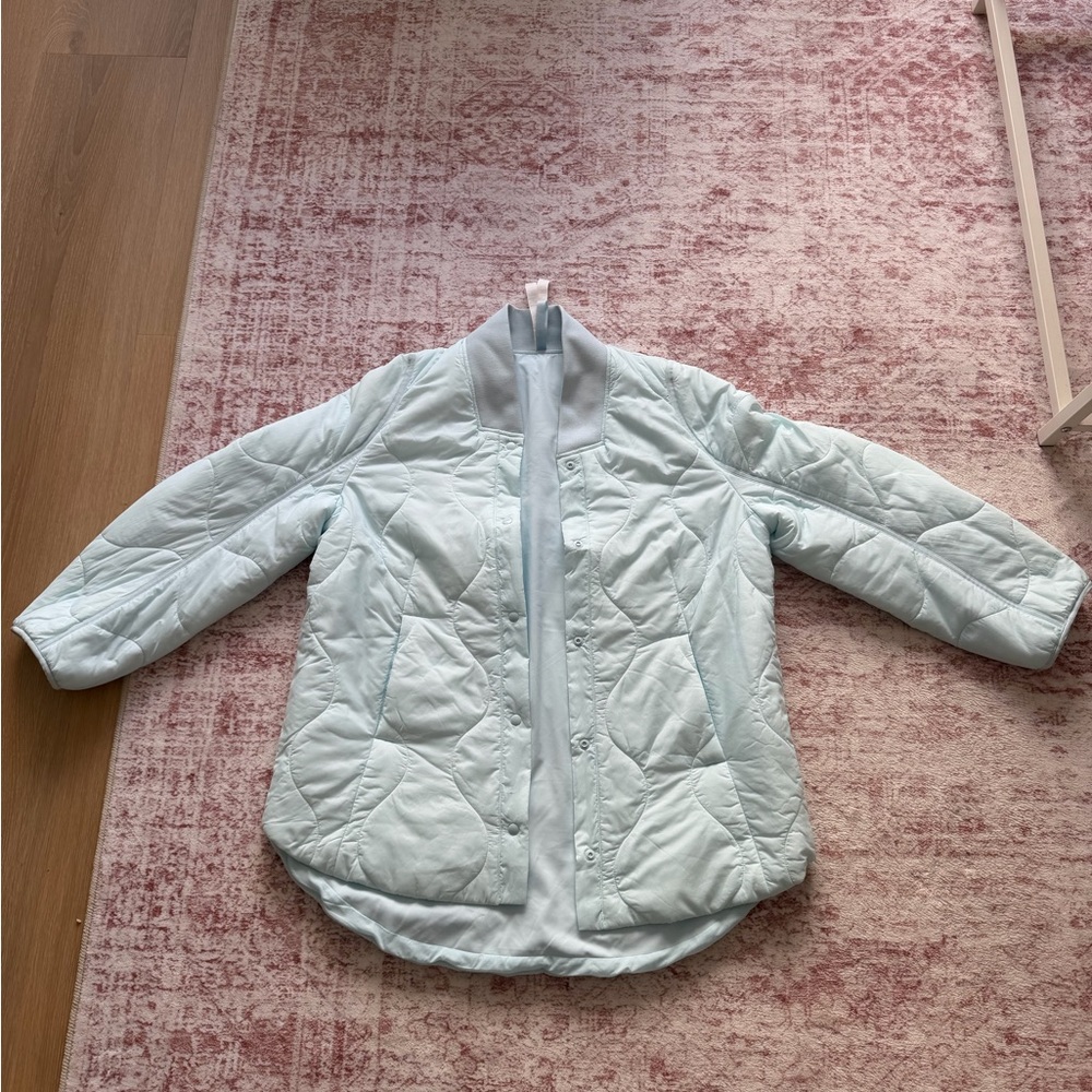lululemon athletica Pale Blue Puffer Jacket